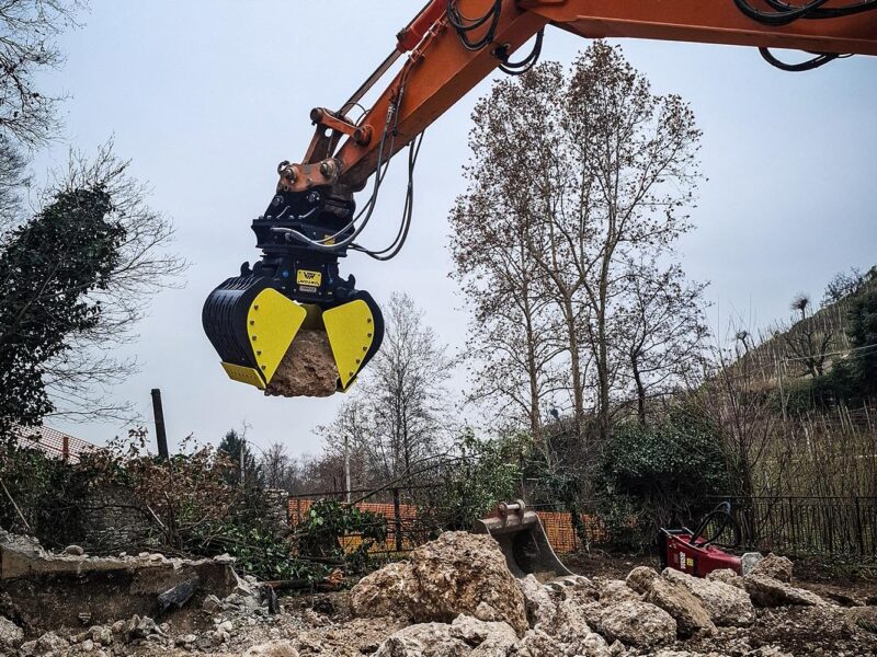 Grappin de démolition de tri